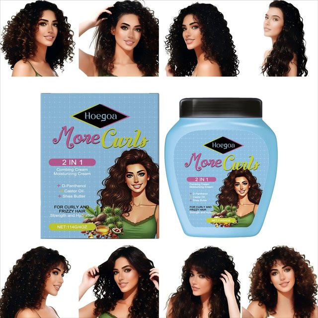 HOEGOA Creme-Conditioner für lockiges und strapaziertes Haar - Bild 1