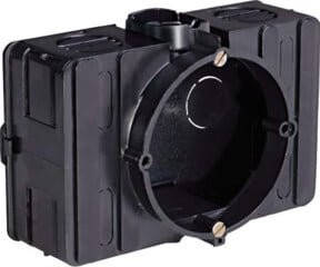 Kaiser Abzweigschalterdose mit seitlichem Klemmraum 1069-02 in Schwarz - Bild 1