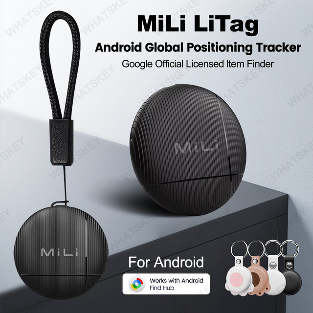 Google Find Hub GPS Tracker für Android als tragbarer Locator und Anti-Verlust-Alarm in Schwarz - Bild 1