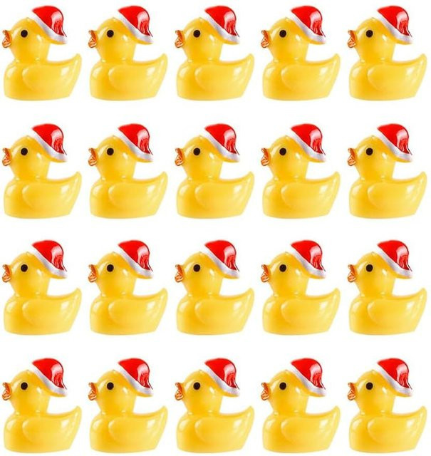 Yiran Toy Mini-Weihnachtsenten aus Harz für DIY-Feengärten und Weihnachtsdekorationen - Bild 1