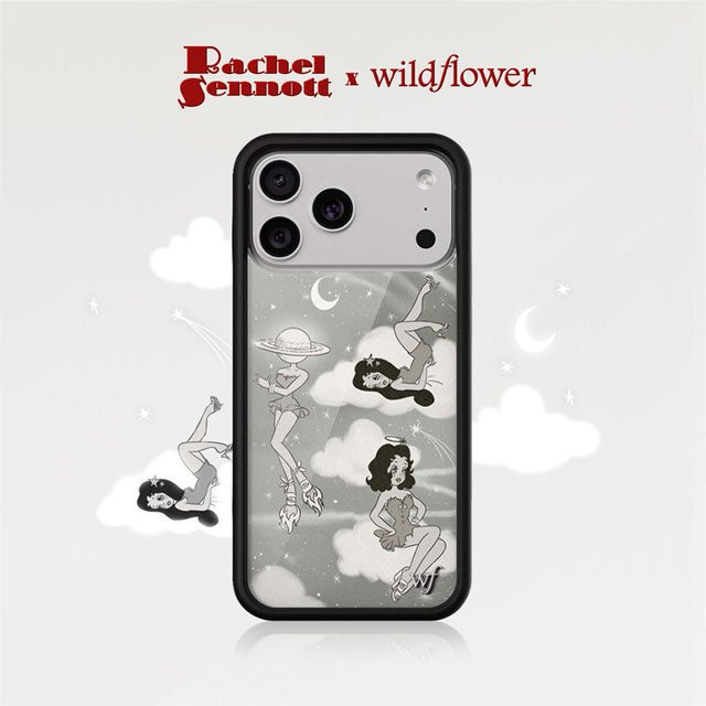 Wildflower Rachel Sennott Handyhülle für iPhone 17 16 15 14 13 12 Pro Max Plus, stoßfeste Rückabdeckung im Multicolour Design - Bild 1