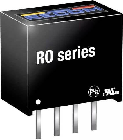 RECOM RO-2424S DC/DC-Wandler Print 24 V/DC auf 5 V/DC 41mA 1W Schwarz - Bild 1