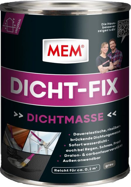 MEM Dicht-Fix wasserfeste Dichtmasse in Grau, 375 ml - Bild 2