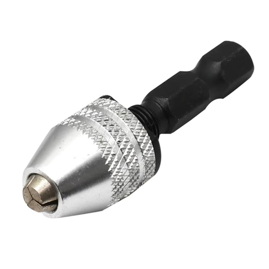 VIBRATITE Schnellspannbohrfutter-Konverter mit 1/4 Zoll Sechskantschaft für elektrische Bohrer, Spannzangen-Adapter, 0,3-3,4 mm - Bild 4