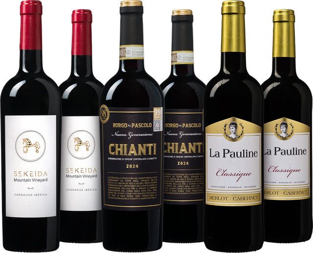 die Weinbörse BBQ Weinpaket Rotwein, kräftig & geschmeidig, 0,75 l - Bild 1
