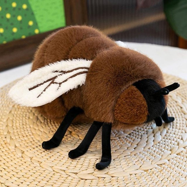 Fliegen-Stofftiere, Scherzinsekten-Puppen, braun, 25cm - Bild 1