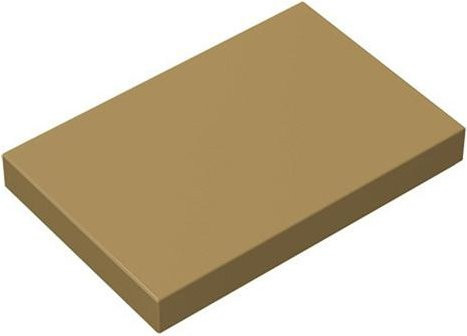 26603 Fliese 2 x 3 Steine, Bausteine, dunkelbraun, ab 14 Jahren - Bild 1
