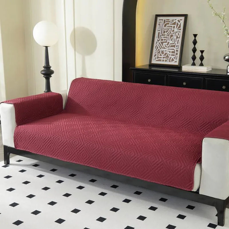 Super Six Universeller doppelseitiger Sofabezug aus Polyester, schmutzabweisendes Sofa-Schutzkissen für Haustiere, B/H: 55 x 196 cm - Bild 3