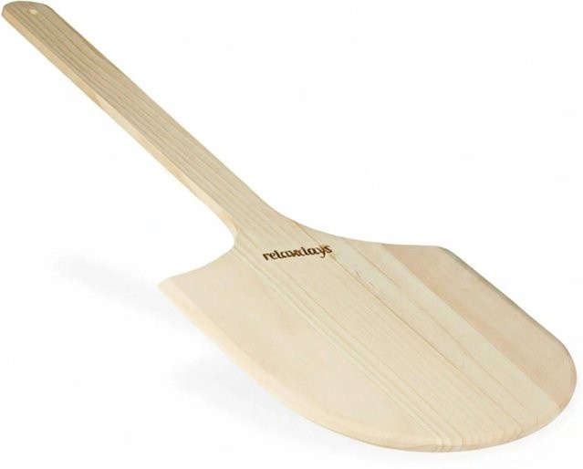 Relaxdays Pizzaschieber aus Kiefer Holz in Natur Beige, B/T/H: 30 x 1 x 78 cm - Bild 1