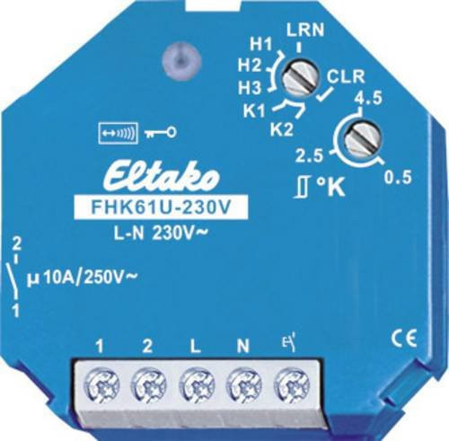 Eltako Funk Heizaktor FHK61U-230V Unterputz in Blau mit 2500 W Schaltleistung und 30 m Reichweite - Bild 1
