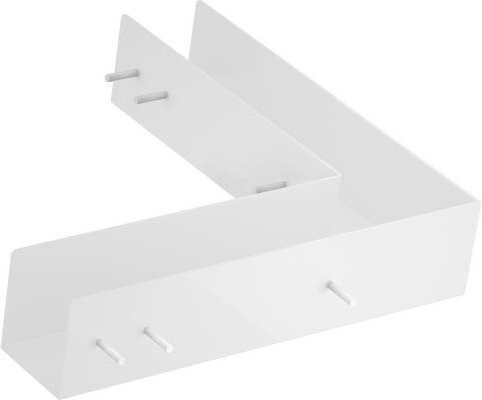Barthelme Eckstück LED-Profil aus Aluminium in Weiß - Bild 1