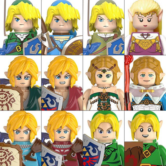 The Legend of Zelda Prinzessin, Mini-Bausteine Actionfiguren, Montage-Spielzeug - Bild 1