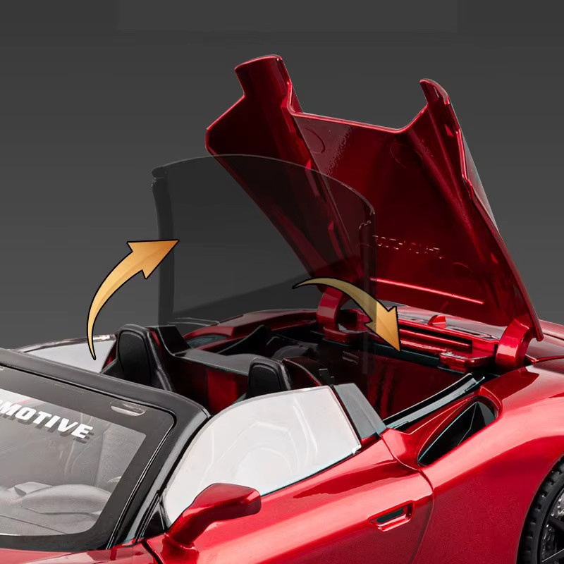 MAKEDA Maserati MC20 Cabrio, Sportwagen Modell, 1:24, Metall, mit Licht und Sound - Bild 2