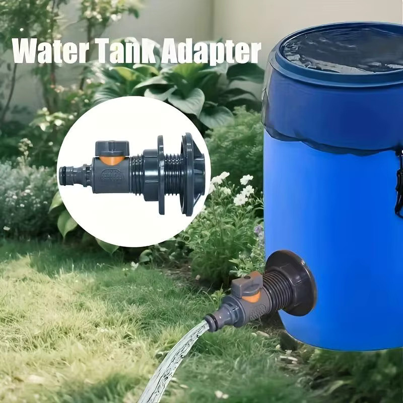 ESHYLALA 1/2-Zoll PVC Absperrventil-Set für Regentonnen, Aquarien und Wassertanks - Bild 4