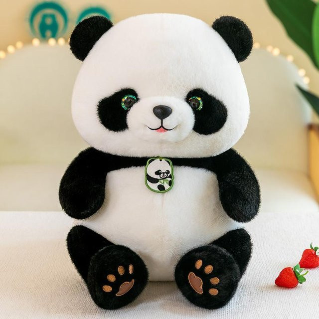 Kawaii Plüsch Panda, Stofftier, 46cm, ab 14 Jahren - Bild 1