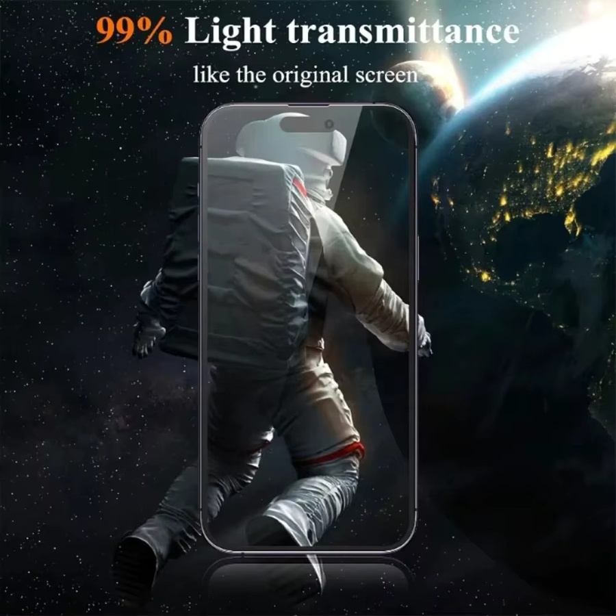 4-in-1 Schutzset für Apple iPhone mit 2 Stück gehärtetem Glas und 2 Stück Kameraschutzfolien in Transparent - Bild 3