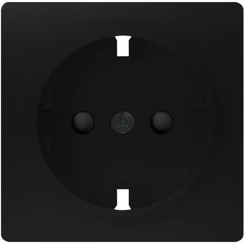 Siemens Schalterprogramm Delta Steckdose in Schwarz 5UB15180SB01 - Bild 1