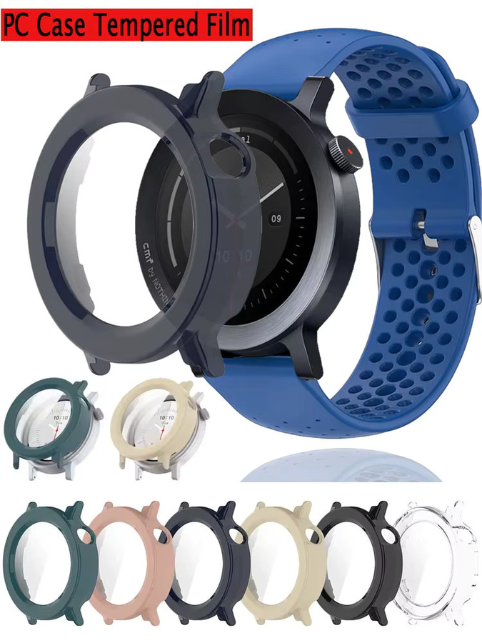 Nothing Schutzrahmen Bumper Shell Case für CMF Watch Pro 2, Silikon, Transparent - Bild 5