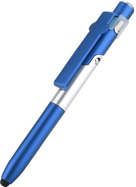mfySpace 4 in 1 Kugelschreiber mit Touchscreen-Kapazitiv-Funktion, LED-Licht und Kugelschreiberfunktion in Blau - Bild 1