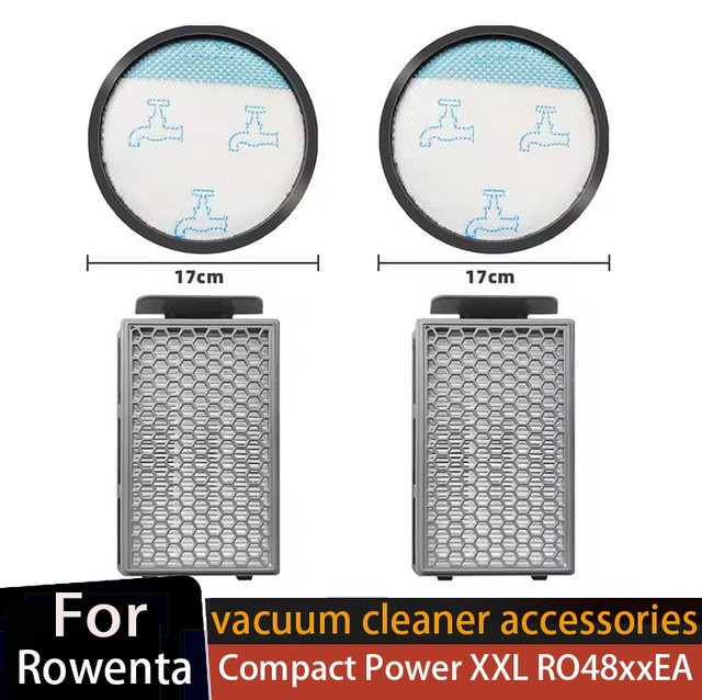 Rowenta Ersatzfilter für Compact Power XXL RO4811EA RO4871EA RO4855EA RO4826EA RO4859EA RO4825EA RO4881EA ZR 780000 in Weiß - Bild 1