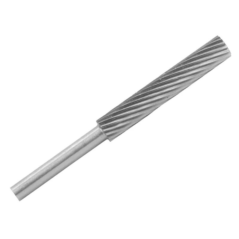 TOMTOP Wolframstahl Schleifkopf Schnitzfeile für Holzbearbeitung, Hartmetallfräser in Silber, B/D/H: 4 x 6 x 30 x 55 mm - Bild 2