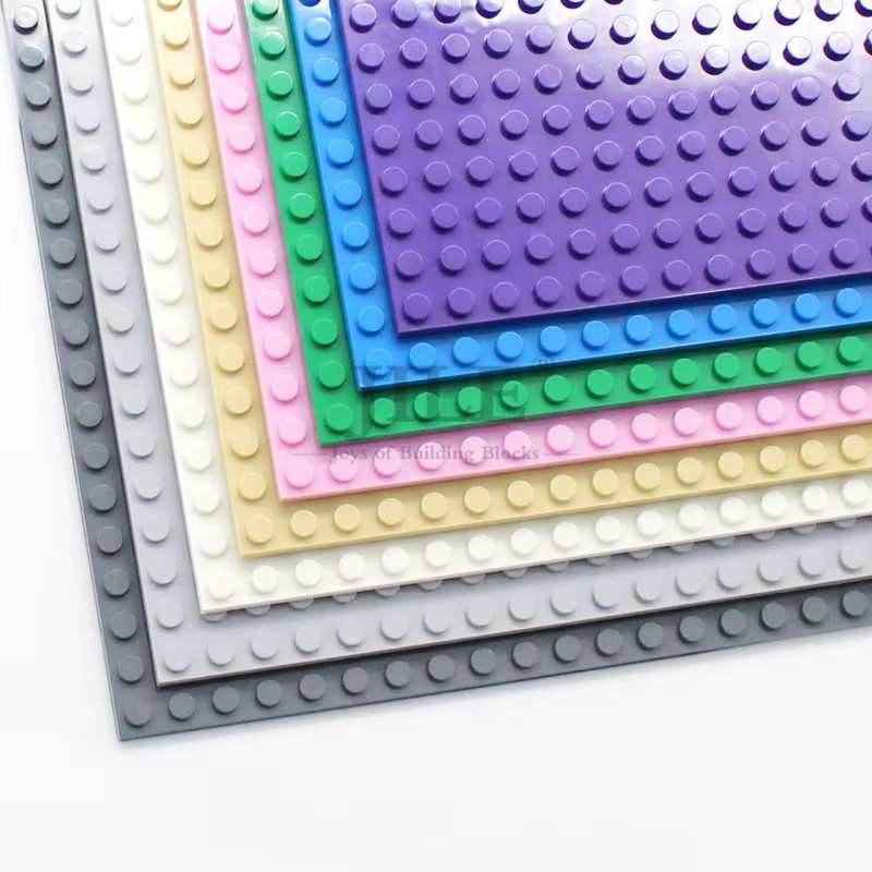jile MOC 32x32 Doppelseitige Grundplatte, Bausteine, 3811 Teile, Grün, Bunt / Mehrfarbig - Bild 4