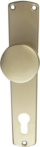 ALPERTEC Langschild-Garnitur Phil aus Aluminium in Silber matt - Bild 1