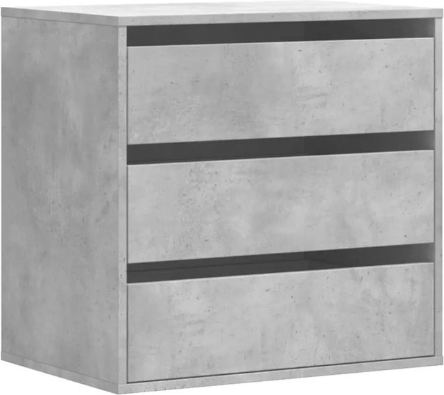 vidaXL Kommode aus Holzwerkstoff in Grau, B/T/H: 60 x 41 x 58 cm - Bild 1