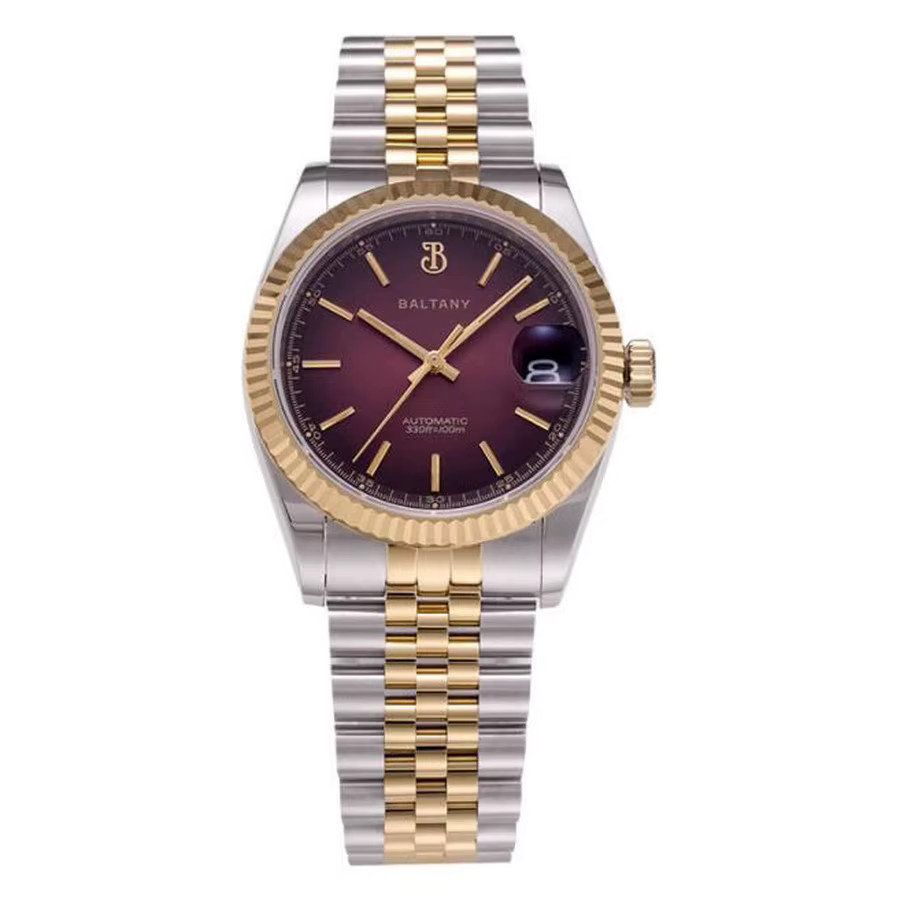Baltany Armbanduhr Automatik, Edelstahl, 36 mm, Herren, Saphirglas, 10 ATM - Bild 2