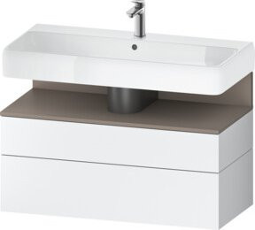 Duravit Waschtischunterschrank Qatego in Weiss, B/T/H: 99 x 47 x 59 cm - Bild 1