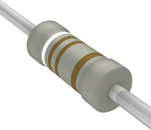 TE Connectivity Metallschicht-Widerstand 910 Ohm axial bedrahtet 0.6W 0.01% Grau - Bild 1