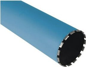 TYROLIT Diamantbohrkrone Premium für Beton in Blau, Durchmesser: 15,2 cm, Höhe: 45 cm, 1 1/4 Zoll - Bild 1