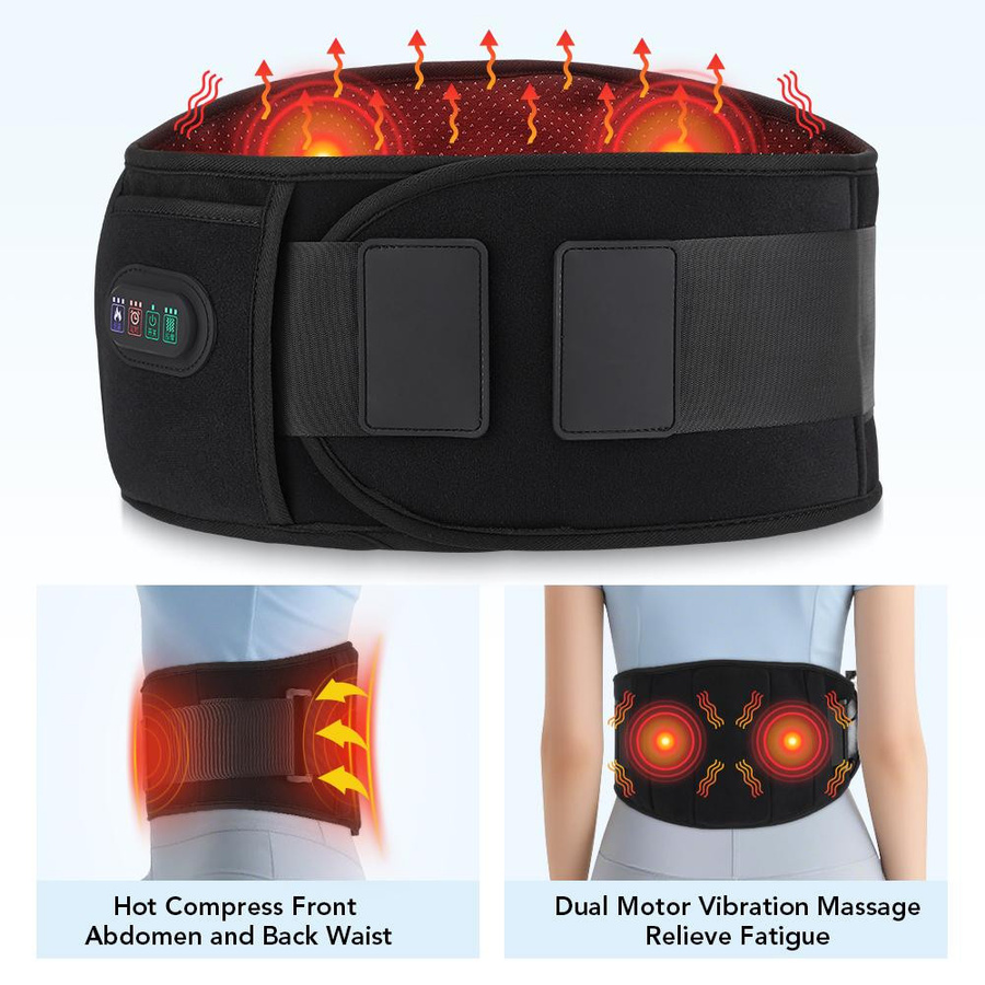 Elektrisches Hüft-Bauch-Doppelseiten-Heizmassagegerät - Bild 3