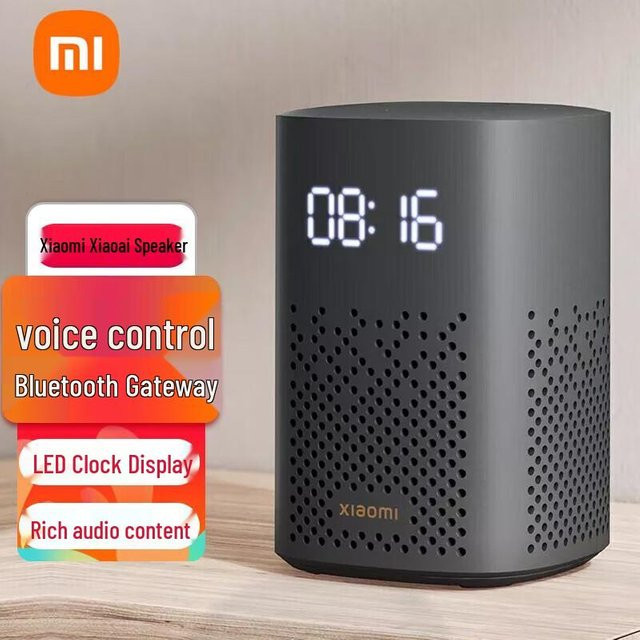 Xiaomi Xiaoai Smart Speaker Play Enhanced Edition mit Digitalanzeige in Schwarz mit Bluetooth-Funktion - Bild 1