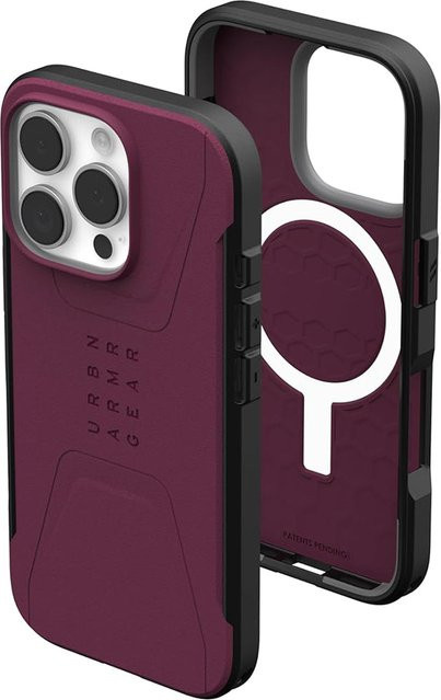 UAG MagSafe-Hülle Civilian für Apple iPhone 16 Pro Max in Weinrot - Bild 1