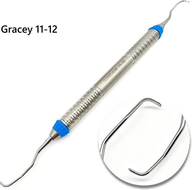 SHUODI Gracey Küretten Parodontaler Scaler, Edelstahl, 11-12 N - Bild 1
