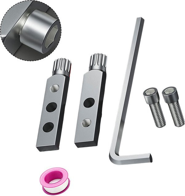 DAZZLEEX Wasserhahn Eckventil Trennen Puller Kit zur Entfernung von gebrochenen Rohrenden und Drahtrutschen - Bild 1