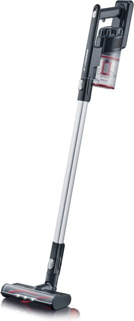 Severin HV 7966 Akku Staubsauger als kabelloser 2-in-1 Hand- und Stielsauger mit LED-Scheinwerfer und Turbo-Bürste - Bild 1