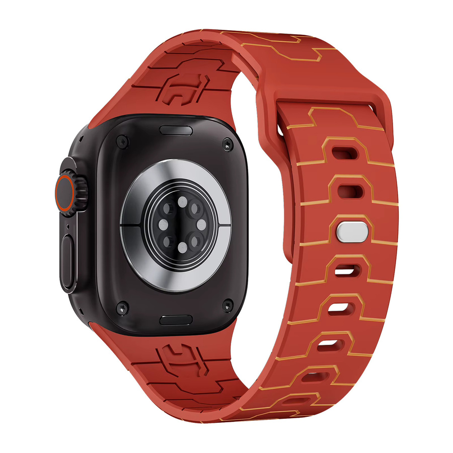 Sportarmband Silikon, Bunt, Unisex, für Apple Watch Ultra 2 49 mm 46 mm 45 mm 44 mm 42 mm 41 mm 40 mm - Bild 1