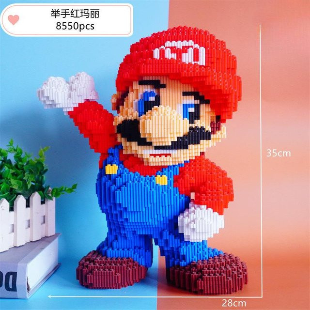 MINISO Super Mario Riesenbausteine, rot, bunt / mehrfarbig - Bild 1