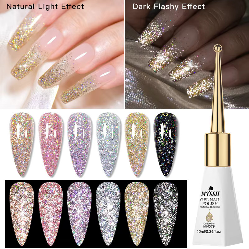 Mtssii Nagellack, diamantfarben, schimmernd, 10 ml - Bild 2