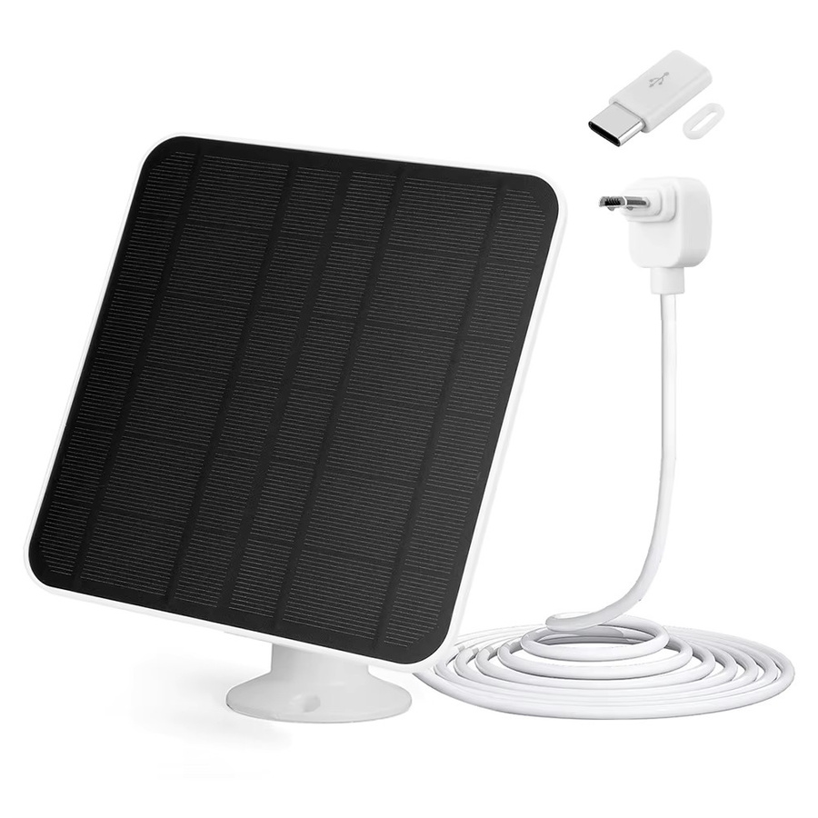 Arlo Solarpanel-Set mit 360 Grad verstellbarer Wandhalterung, IP65 wasserdicht, kompatibel mit Arlo Essential Spotlight und XL Spotlight - Bild 5