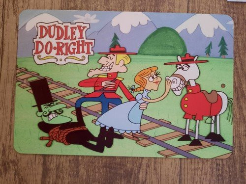 Hanna Barbera Dudley Do Right Classic Cartoon Metall-Wandschild, Breite: 20,0 cm, Höhe: 14,0 cm, Tiefe: 14,0 cm - Bild 1