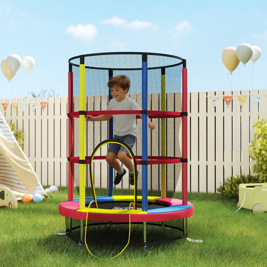 HOMCOM Kindertrampolin, Mehrfarbig, ab 3 Jahre - Bild 2
