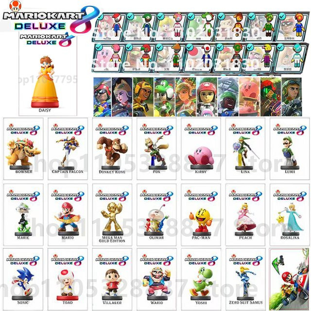 Bandai Super Mario Karte 9 Deluxe Daisy Karte 8 Deluxe NFC-Karte, Zubehör - Bild 1