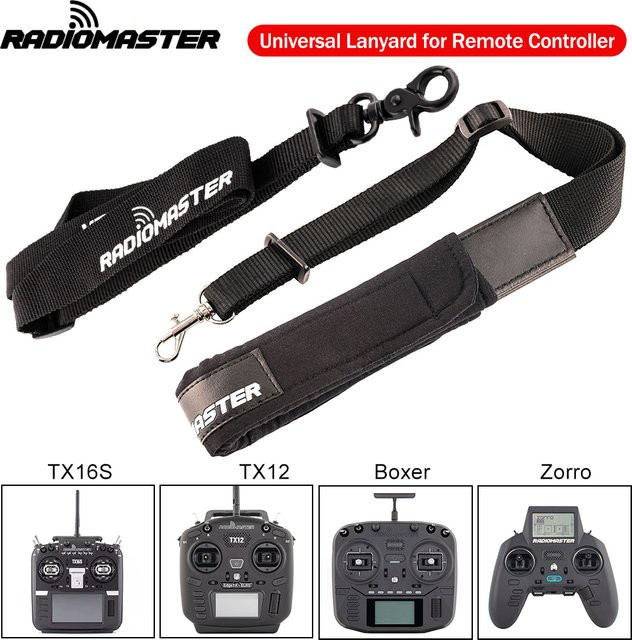 Radiomaster Lanyard Umhängeband für Sender TX16S TX16 TX12 Boxer Zorro in Schwarz - Bild 1