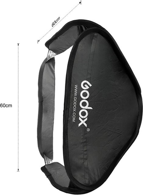 Godox Softbox für Blitzlicht Schwarz B/B/H: 60 x 60 cm - Bild 1