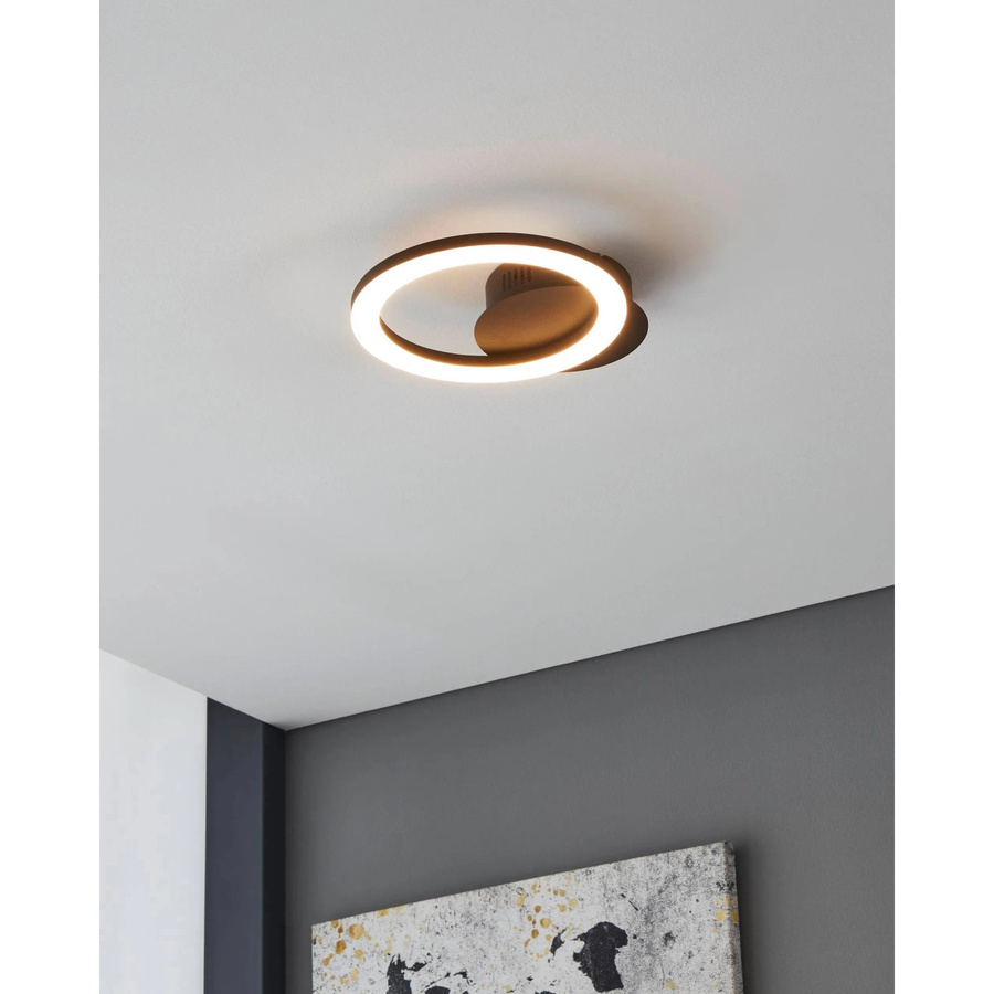 Eglo LED-Wandleuchte Parrapos-Z in Schwarz und Weiß mit Fernbedienung und Dimmerfunktion - Bild 1