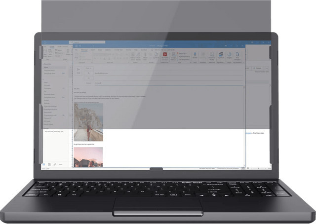 Trust Primo Blickschutzfilter für 14 Zoll Laptops in Schwarz - Bild 2