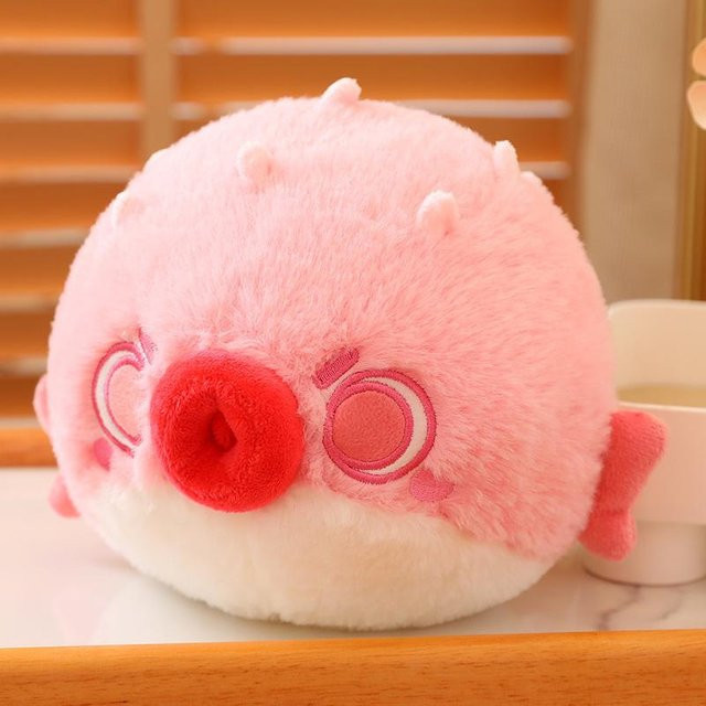 Kidsly Kugelfisch Kuscheltier, Plüsch, 35cm, ab 14 Jahren - Bild 1